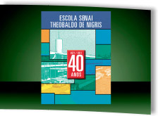 Folder 40 anos Escola SENAI Theobaldo De Nigris